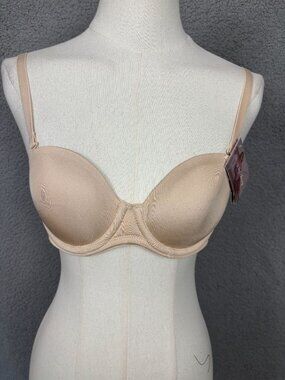 Smart & Sexy Beige Underwire Bra 32B Adjustable/Convertible New With Tag's